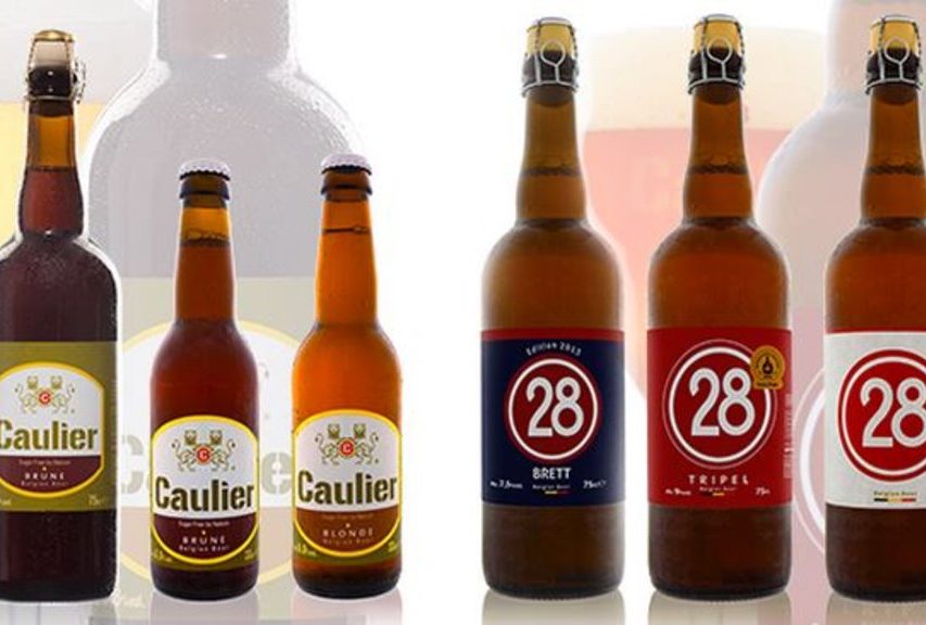Gamme de bouteilles Caulier et 28