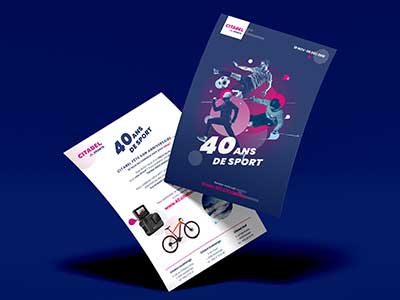 Flyers Citabel 40 ans de sport