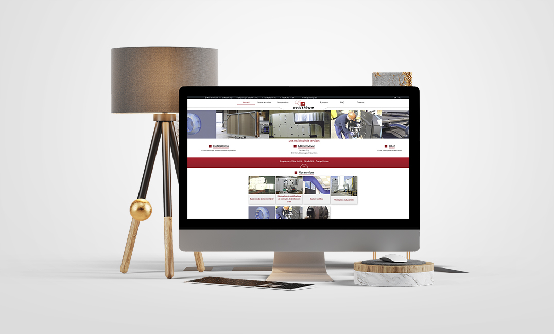 Site web Artiliège